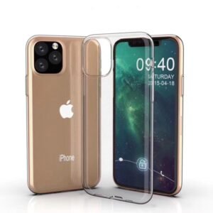 iPhone 11 Pro silikonisuojakuori - Läpinäkyvä